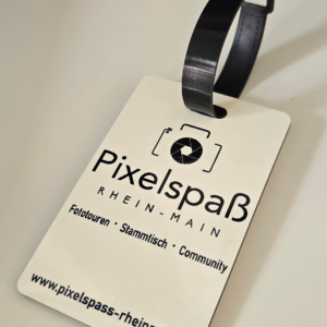 Pixelspa&szlig; Anh&auml;nger f&uuml;r Fototaschen